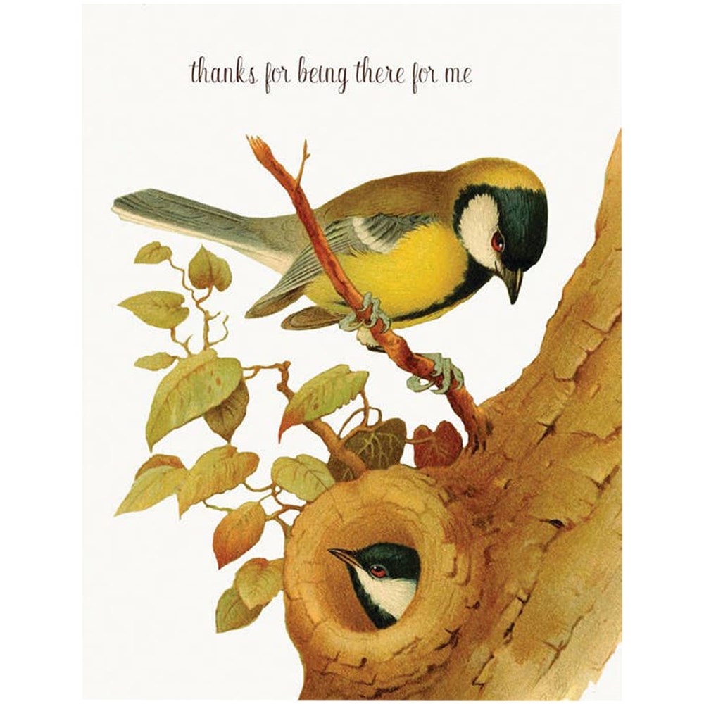 Thanks For Being There For Me Greeting Card
