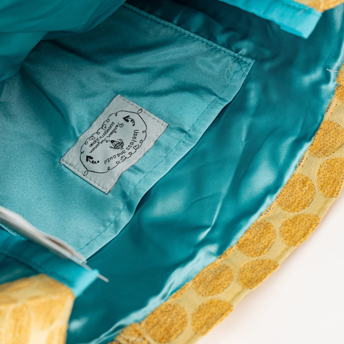 Honey Bean Princess Jacquard Tote - Yellow