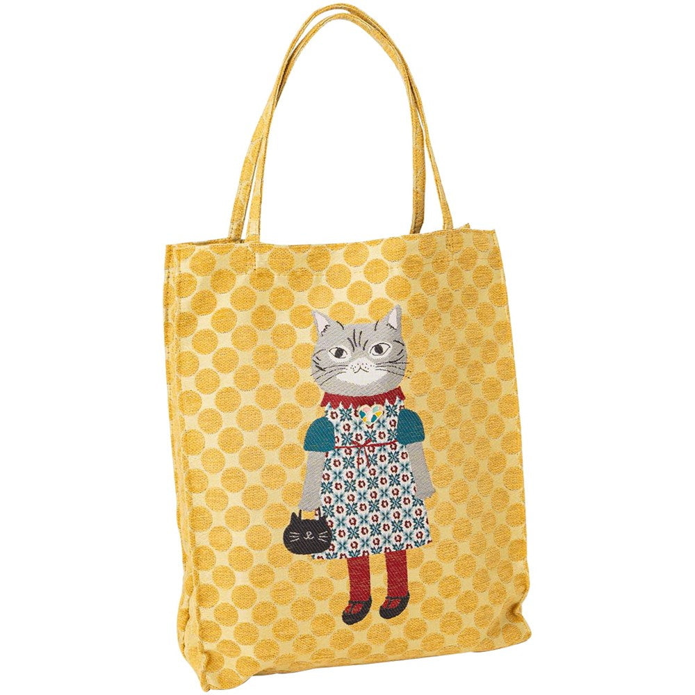 Honey Bean Princess Jacquard Tote - Yellow