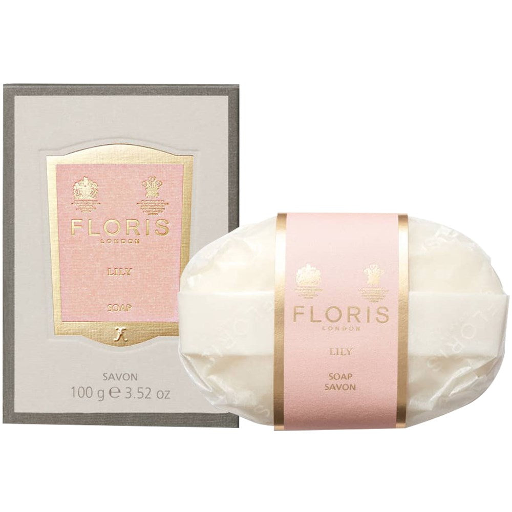 Lily Floral & Green Luxury Bar Soap