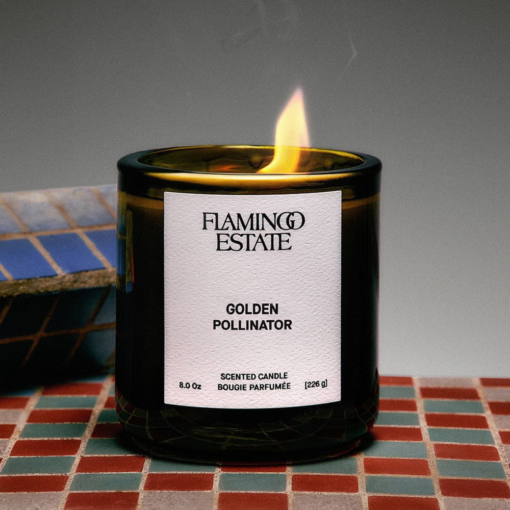 Golden Pollinator Candle