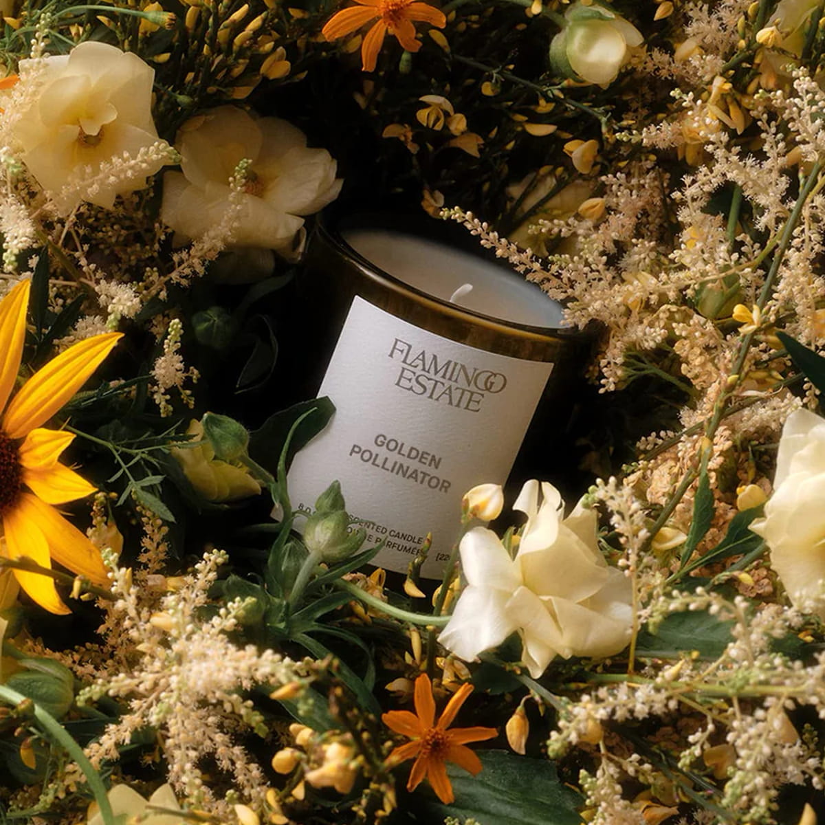 Golden Pollinator Candle